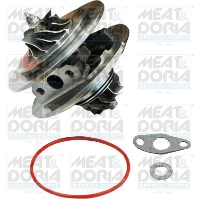 Core assembly, turbocharger